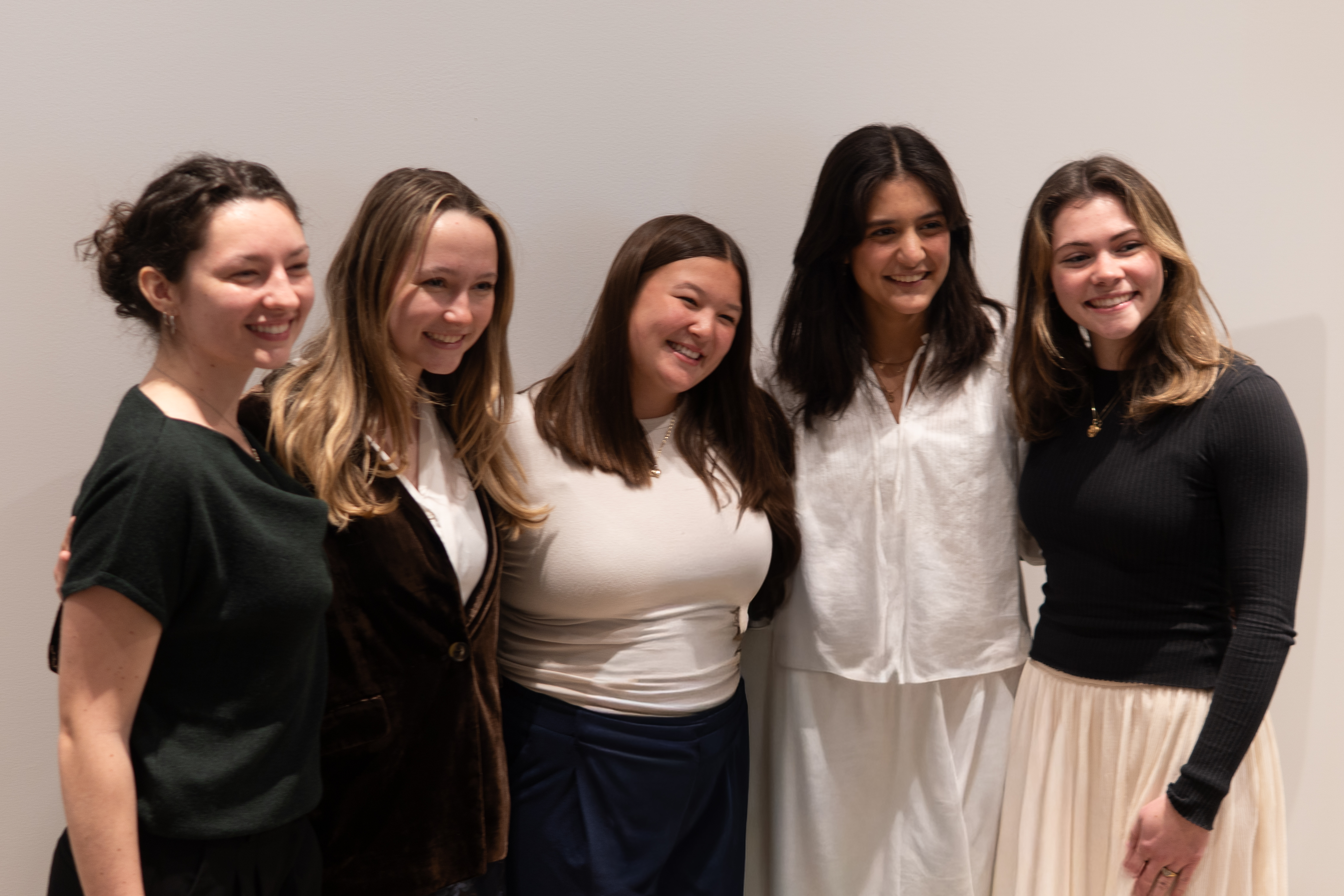 Students pose for a picture at the Mentoring for Careers in Physics banquet (Photo courtesy of Steven Tobar)