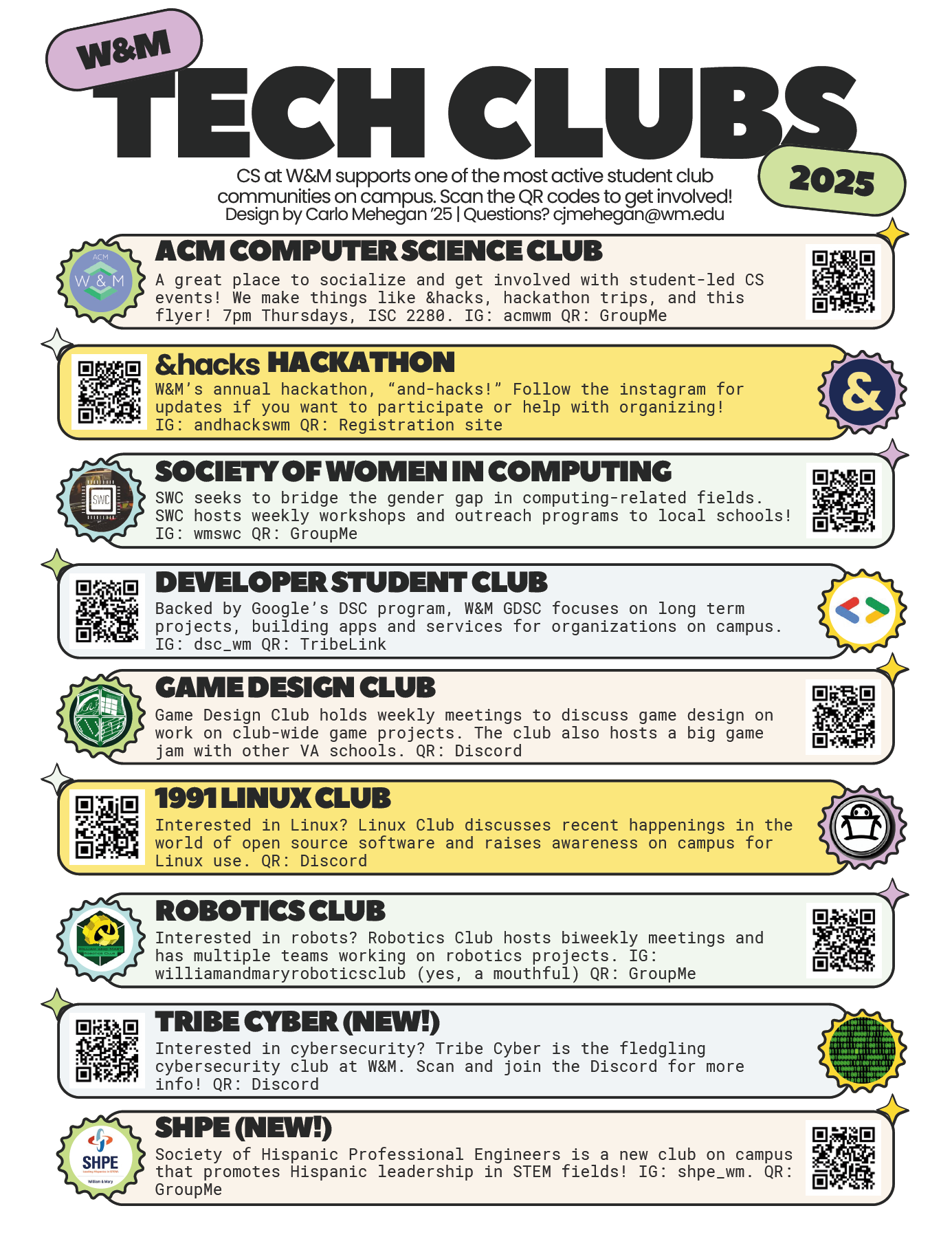 List of Computer Science student clubs